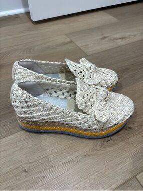 Dolce Vita Raffia Platform Loafer